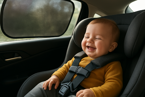 Do You Think Car Sunshades Help Reduce Baby Irritation on Busy Roads?