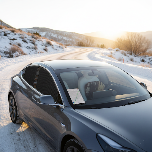 Winter Sunshade Hacks for Your Tesla Model 3
