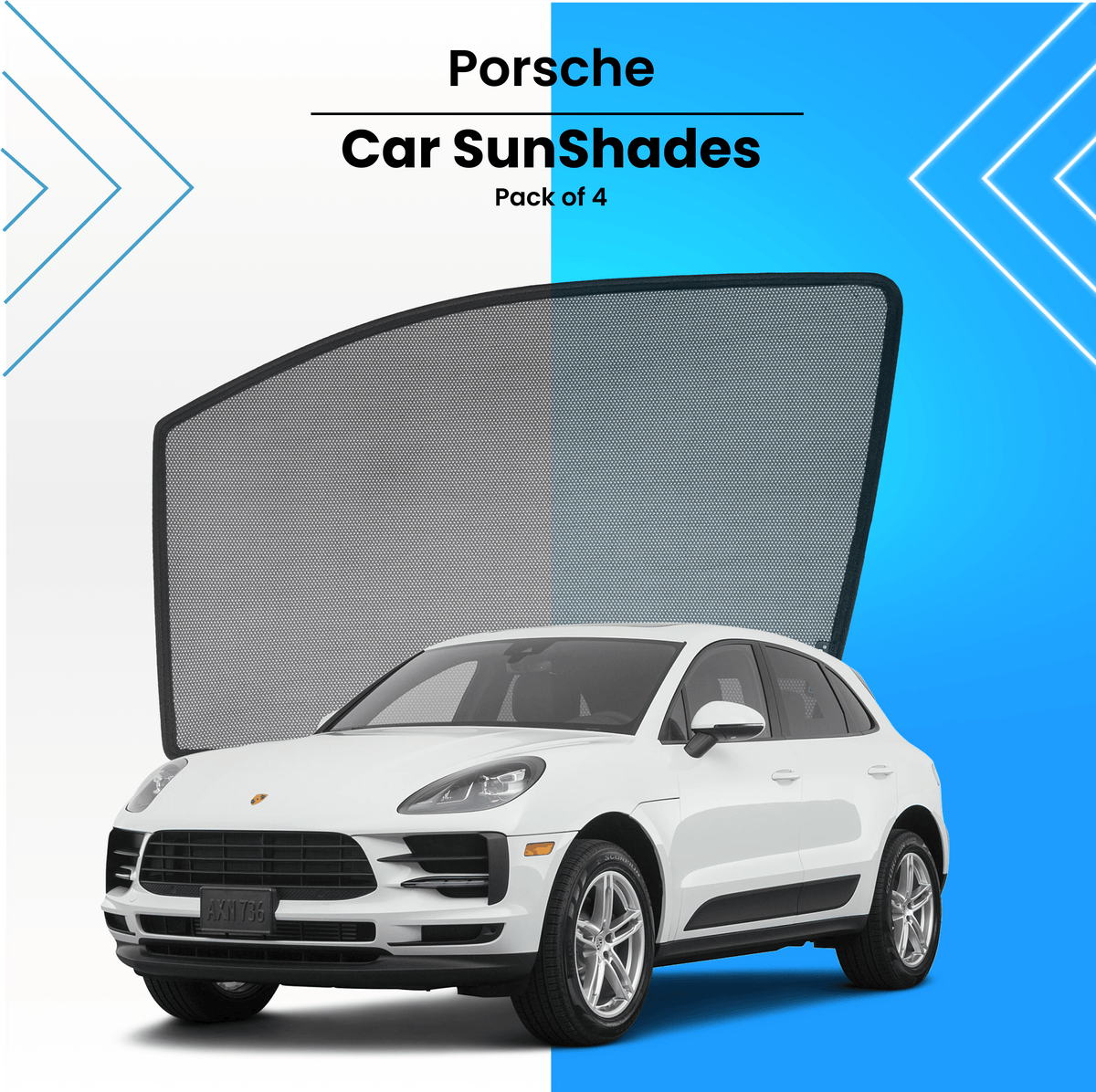 Power Rear Sunblind Porsche Sunshade For Car Windows - QuikSnap – Quiksnap