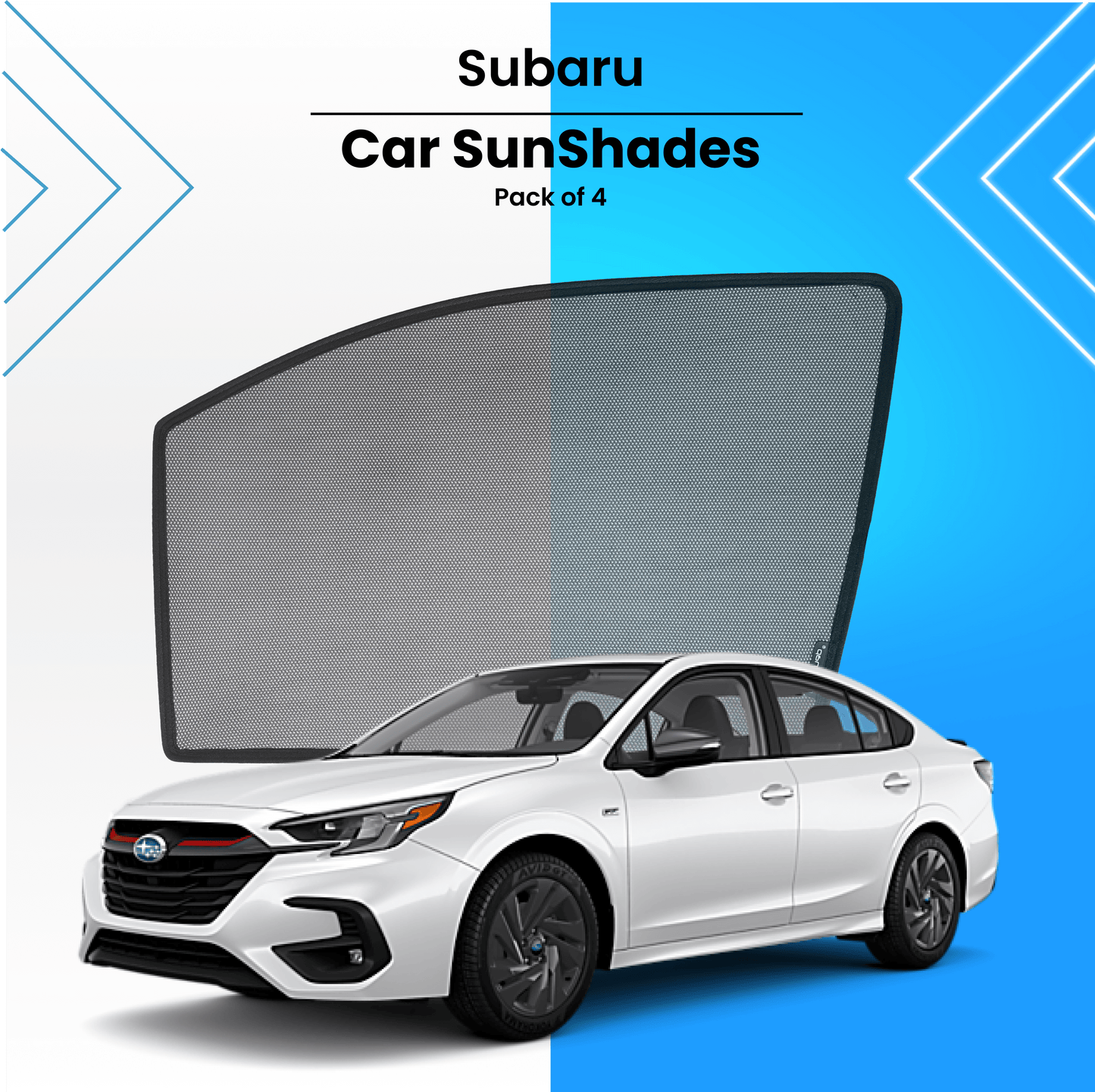 SUFO19 QuikSnap Side Window Sun Shades - Fits 2019-2022 Subaru